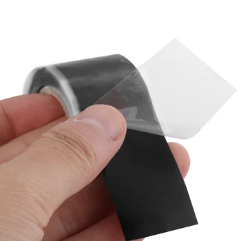 1 pz daugiafunkcinis lipnios stiprumo remonto juoda silikoninė guma atsparumas vandeniui gelbėjimo super juosta savarankiškai fuseelectric