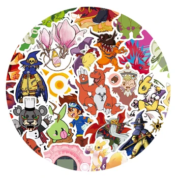 10/30/50PCS Digimon Anime Vandeniui Grafiti Lipdukai Motociklų, Kelionės Bagažo Gitara Riedlentė Klasikinis Žaislas, aplinkosaugos ¾enklelis už Vaikas