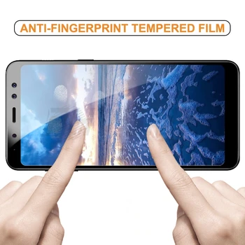 100D Anti-Sprogo Apsauginis Stiklas Samsung Galaxy A6 A8 J4 J6 Plius 2018 J2 J8 A7 A9 2018 Grūdintas Stiklas Screen Protector Filmas