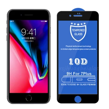 10D Grūdintas Stiklas iPhone 11 12 Mini Pro Max Screen Protector, iPhone X Xr Xs Max 6 S 6P 7 8 Plius SE2020 Visiškai Padengti Stiklo