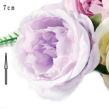 10pc 7cm Rose Dirbtinių Gėlių Popieriaus Netikrą Gėlių, Vestuvių Namų Dekoratyvinės Gėlės 