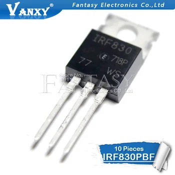 10vnt IRF830 TO-220 IRF830PBF TO220 MOSFET N-Chan 500V 4.5 Amp TO-220