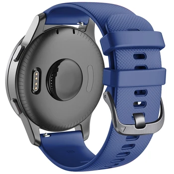 18 20 22 mm Silikono Watchband Dirželis Garmin Vivoactive 4 4S Pirmtakas 245 645 Vivoactive 3 Smart Apyrankės Apyrankės Dirželio