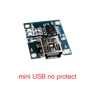 1A 18650 ličio baterija apsaugos valdybos Mikro USB / Tipas-c krovimo modulis TP4056 su apsauga vienos plokštės modulis TC4056