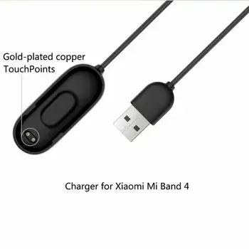 1PC 12cm Įkrovikliai, USB Kroviklis Smart Band Apyrankė Apyrankės Įkrovimo Kabelis Xiaomi Mi Band 4 