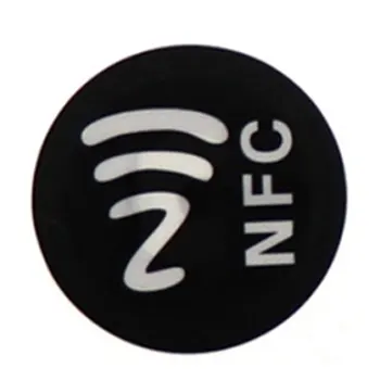 1Pcs Etiketės Vandeniui PET Medžiaga NFC Lipdukai Smart Ntag213 Žymas, Visi Telefonai atsitiktinių spalvų siųsti
