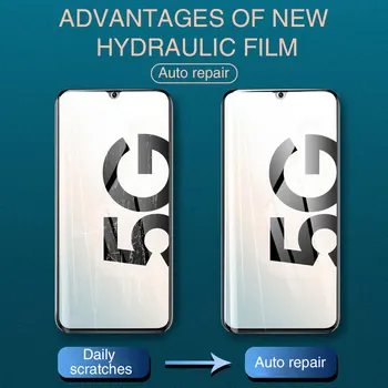 1Pcs Hidrogelio Kino Screen Protector For Samsung A50 A10 A40 A20 A30 A20E A70 Visiškai Padengti Minkšta Filmas 