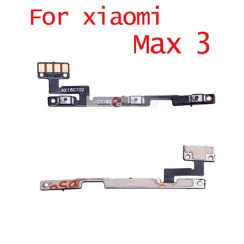 1pcs Naujas Įjungimo/Išjungimo Mygtukas ir Tūrio Šoninis Mygtukas Flex Kabelis Xiaomi Max Mi Max 2 max 3 Remontas, Dalys