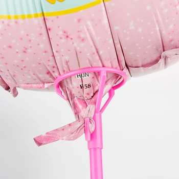 1set 35cm folija Balionas Lazdos Balta PVC Juostos balionu Turėtojas Lazdos su Taurės Šalis Dekoro Priedai