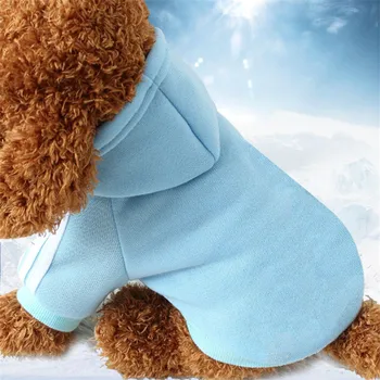 2018 m., Nauja Rudens Žiemos Pet Produktų, Šunų Drabužius Augintiniai Paltai Megztinis Minkštas Medvilnės Šuo Hoodies Drabužių Šuniuką Šunys 7 Spalvų