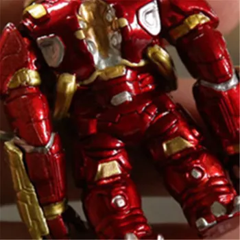 2018 Marvel Keršytojas 3 Geležinis Žmogus Hulkbuster Šarvai Lėlės Ženklo Key Chain PVC Veiksmų Skaičius, Surinkimo Modelis Žaislas
