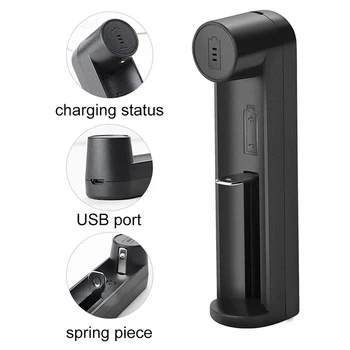 2019 naujas USB Baterijos Įkroviklis Apsaugos Universal Baterija, Įkroviklis 18650 Li-ion (ne baterija) nemokamas pristatymas