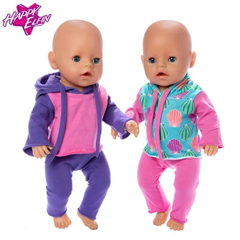 2019 Naujos Lėlės Kostiumas Tinka 43cm New Born Lėlės 17inch Reborn Baby Doll Priedai