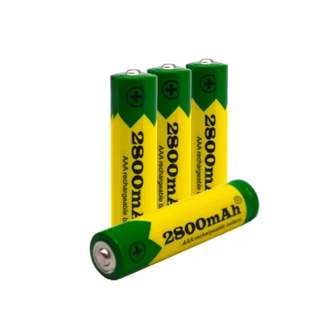 2020 m. 2-20PCS AAA Baterijos Šarminės 2800 MAH 1,5 V AAA tipo įkraunama baterija, Baterijos Nuotolinio Valdymo Žaislas Baterija Baterija Šviesos