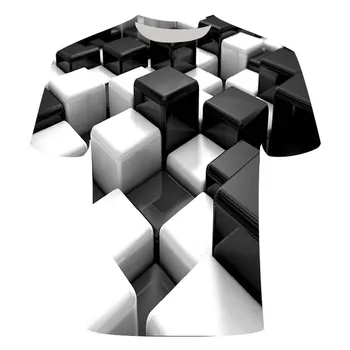2020 naujas 3D išmaišykite T-shirt vyrams vasaros 3D spausdinimo trumparankoviai top marškinėliai atsitiktinis 3D T-shirt viršuje Tee XXS-6XL