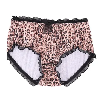 2021 Mados Artimieji Ponios Underwears Plius Dydis 5XL Seksualus Lingeries Nėriniai, Leopardas spausdinimui Moterų Kelnaitės
