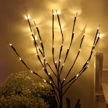 20light Modeliavimas Medžio Šaką LED Šviesos Eilutę Kalėdų Dekoracijas namams Kalėdų Eglutės papuošalus Naujųjų Metų Dekoro Natal