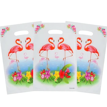 20pcs/daug Vienaragis Flamingo panda Dinozaurų dovanų maišelis grobis bag vestuvių vaikams gimtadienio apdailos prekių Tinklelis saldainių maišelis