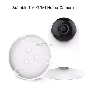 2Set 360 Laipsnių Pasukama Plastiko Fotoaparato tvirtinimo prie Sienos Laikiklis Laikiklis Mi/Yi Smart Home Security Fotoaparato Priedai