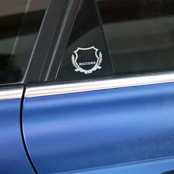 2vnt 3D Metalo Automobilių Lipdukas Logotipas Ženklelis atveju, 