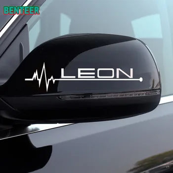 2vnt Automobilio galinio vaizdo veidrodis įklija, SEAT LEON FR ATECA Automobilių Reikmenys