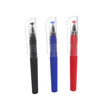 2vnt Classic Mini Pocket Neutralus Pen, 10.8 cm, Juoda Mėlyna Raudona Gelio Rašiklis, Biuro Vadovas, Parašas Pen Kanceliarinės prekės Tiekėjas