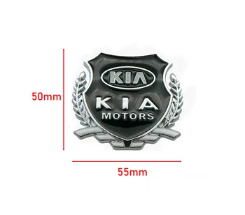 2vnt/daug 3D Metalo Automobilių Stiliaus VIP Emblema Lipdukai KIA rio ceed sportage sorento k2 k3 k4 k5 k6 siela Lipdukai Priedai