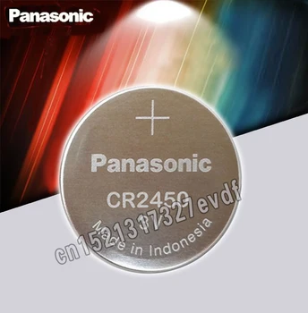 2VNT Originalus Panasonic CR2450 CR 2450 3V Lithium Button Cell Baterijos Monetos Baterijas Laikrodžiai,laikrodžiai,klausos