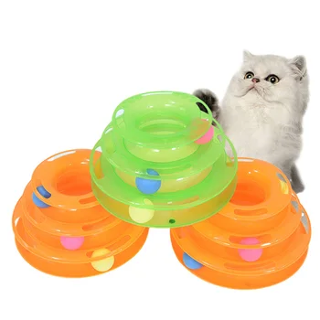 3 Lygių Naminių Kačių Žaislas Žvalgybos Bokštas Dainos Disko Pramogų Plokštė Interacitve Kačių Žaislai Kamuolys Mokymo IQ Cat Kitten Žaislai