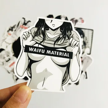 30Pcs Pack Hentai Waifu Anime Lipdukas Seksuali Mergina Medžiagos Vinilo Decal Nešiojamas Automobilio Lagamino Stiliaus Namų Deocr Lipdukas Žaislai