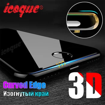3D Grūdintas Stiklas iPhone 11 12 Pro Max SE 2020 iPhon 11pro iPhone 12 Mini XR XS 7 6 6s 8 Plus X Screen Protector, Stiklo Plėvelė
