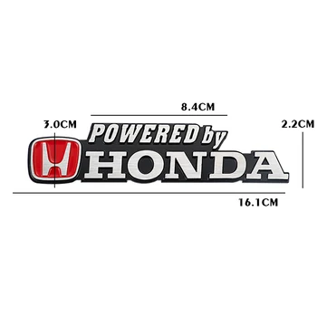 3D Metaliniai Lipdukai H Logotipą, Automobilio bagažo skyriaus Ženklelis Emblema Honda Pilot 