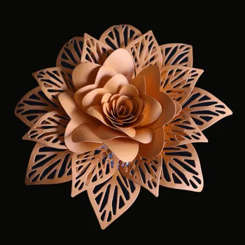 3D Žiedų Metalo Pjovimo Miršta Gėlės Skintos Mirti Pelėsių Apdailos užrašų knygelė Popieriaus Amatų Peilis Formos Ašmenys Punch Trafaretai