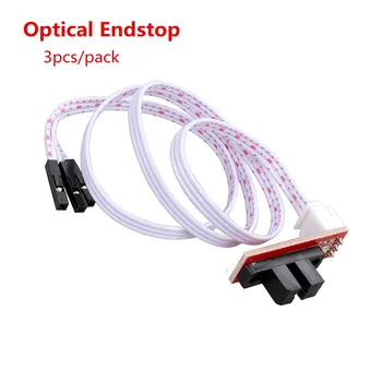 3pcs/daug optinis endstop jutiklis optoelektronikos ribinis jungiklis modulis reprap linijiniai galinės perjungimo 3d spausdintuvas priedų