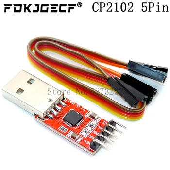 3pcs/partija =1PCS PL2303HX+1PCS CP2102+1PCS CH340G USB TTL už arduino PL2303 CP2102 5PIN USB UART TTL Modulis