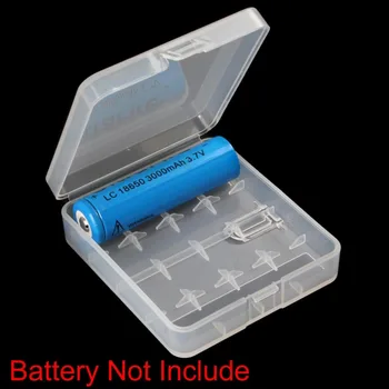 4 x 18650 Baterijas Nešiojamas Kietasis Plastiko Baterijos Atveju Turėtojas Saugojimo Dėžutė