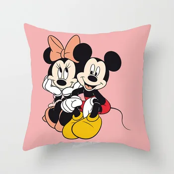 45x45cm Mickey Mouse Pagalvėlė Padengti Disney Mesti Pagalvės Minnie Namų Tekstilės Pagalvę Padengti Kalėdų Dekoracijos namams