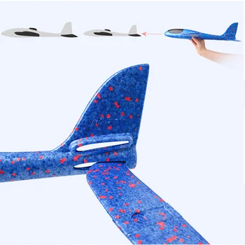 48CM Ranka Mesti Plaukioja Sklandytuvas Plokštumos Putų Žaislas 35CM Big Lėktuvo Modelis ELP Lauko Sporto Lėktuvų Įdomus Žaislai Vaikams Žaidimas TY0321