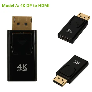 4K DisplayPort į HDMI Adapteris Keitiklis Display Port Male DP HDMI Moterų HD TV Kabelis, Adapteris, Vaizdo Garso PC TELEVIZIJA Projektorius