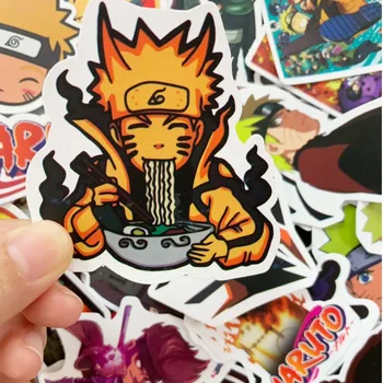 50 vnt./pak Naruto Sasuke Vandeniui PVC Dekoratyviniai Klijai Anime Lipdukai PASIDARYK pats Apdailos Dienoraštis Lipdukai, Kanceliarinės prekės