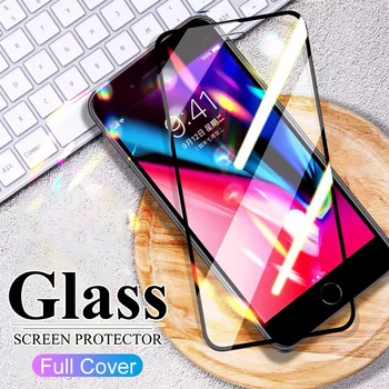 5000D pilnos Apsaugos Grūdintas Stiklas iPhone SE 2020 6S 7 8 Plus Stiklo Screen Protector dėl iphone6 iphone7 iphone8 Filmas Atveju