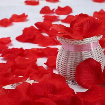 500pcs Šilko Rožių Žiedlapiai Vestuvių Dekoravimas Netikrą Gėlių Žiedlapių Konfeti Dalyvavimas Osioms Šalies Namų Dekoro Priedai