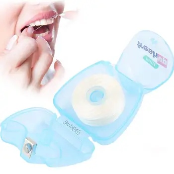 50M Micro Vaškas Nešiojami Dantų Siūlas Lazdos Dantų Picks Dantų Apnašų Valiklis Tarpdančių Dantų Burnos Priežiūros Priemonė Dantų Cleaner