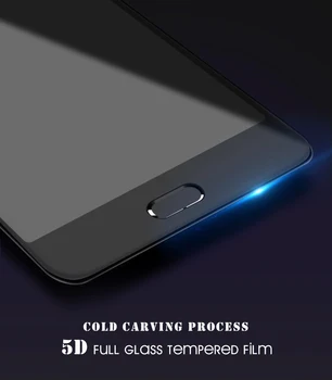 5D Screen Protector, Grūdintas Stiklas Huawei P10 Lite P10 Plius P20 Pro Mate 10 Nova 3 3i Y7 Y9 2018 m. 3D Išlenkti Pilnas draudimas Filmas