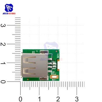 5VNT 5V Žingsnis Iki elektros Energijos Tiekimo Boost Konverteris Modulis Ličio Baterijos Įkrovimo Apsaugos Valdybos LED Ekranas, MICRO USB Įkroviklį 