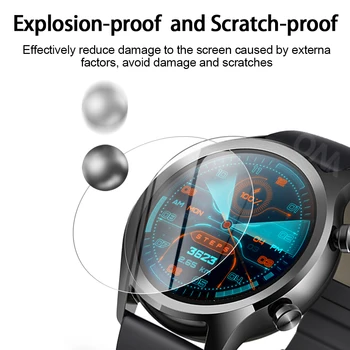 5vnt 9H Premium Grūdintas Stiklas Ticwatch C2 Smartwatch Screen Protector, Plėvelė, Priedai Tic žiūrėti C2