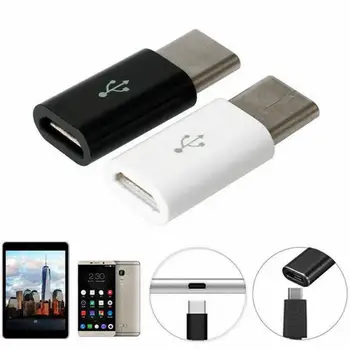 5vnt Mini Micro USB Female Į C Tipo Male Adapter USB 3.1 Duomenų Įkrovimo Adapterio, Patogus generalinė Huawei 