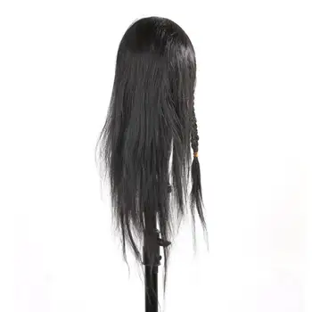 65cm Pro mokymo Plaukų Formavimo Manekeno Galvos Plaukai Ilgi Plaukai, Šukuosena, Kirpyklos Mokymo Lėlės Moterų Manekenai Su Peruku