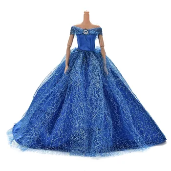 7 Spalvų Elegantiškas Vasaros Drabužių Suknelė lėlės Handmake princesė vestuvių Suknelė Beaty Lėlės Šalis Suknelė Lėlės Priedai