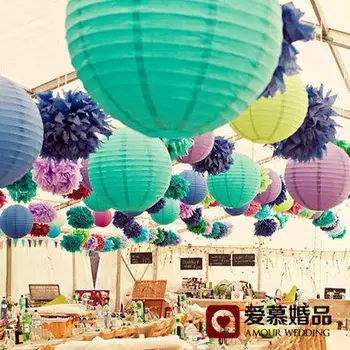 8inch Turas Kinijos Popierius Žibintai Gimtadienis, Vestuvės dekoro dovana amatų 